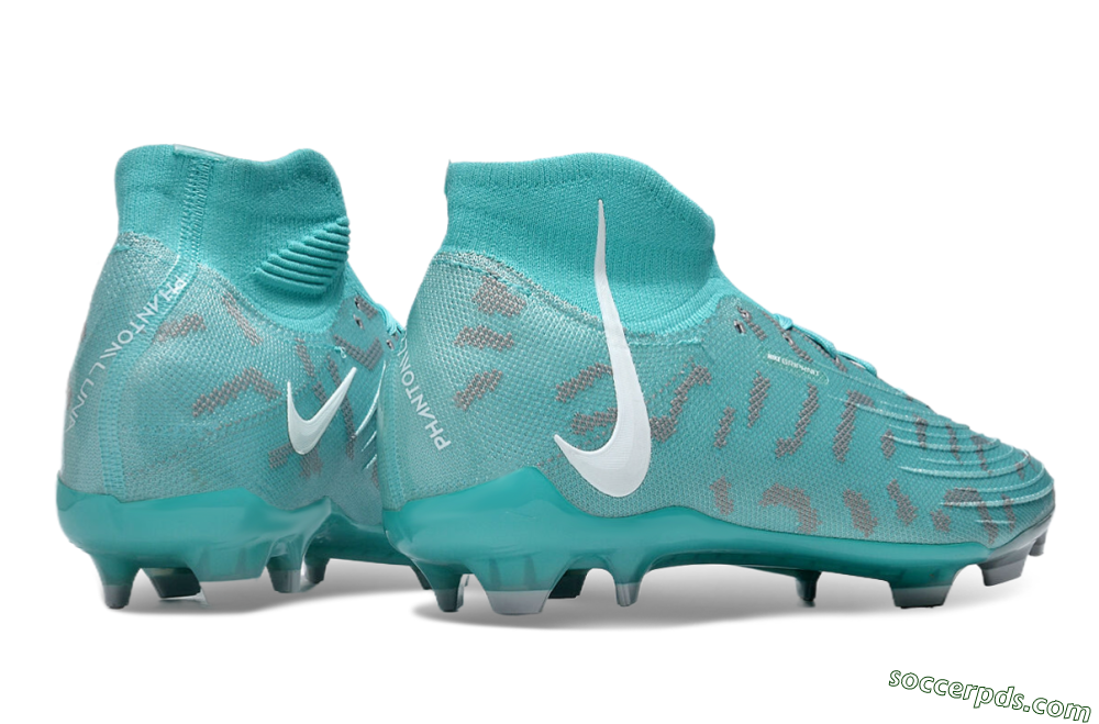 Nike Phantom Luna Elite FG High-Tops Football Boots - Jade/Grey/White 6