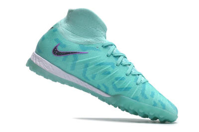 Nike Phantom Luna Elite NU TF High-Tops Football Shoes - Green/Yellow/Purple/Black