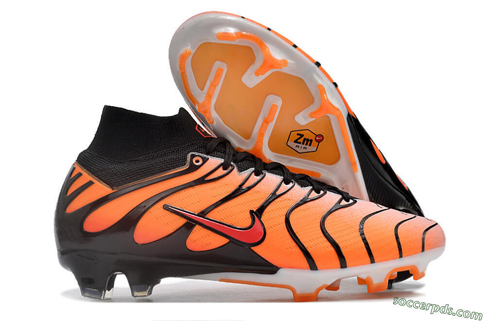 Nike Air Zoom Mercurial Superfly 9 Elite FG High-Tops Football Boots - Orange/Black/Red 1