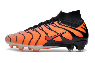 Nike Air Zoom Mercurial Superfly 9 Elite FG High-Tops Football Boots - Orange/Black/Red