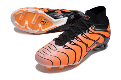Nike Air Zoom Mercurial Superfly 9 Elite FG High-Tops Football Boots - Orange/Black/Red