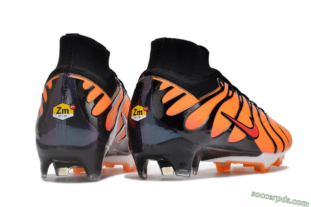 Nike Air Zoom Mercurial Superfly 9 Elite FG High-Tops Football Boots - Orange/Black/Red 6