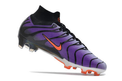 Nike Air Zoom Mercurial Superfly 9 Elite FG High-Tops Football Boots - Purple/Black/Orange/Gold