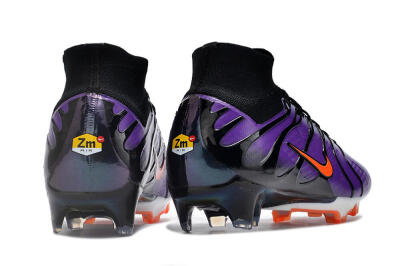 Nike Air Zoom Mercurial Superfly 9 Elite FG High-Tops Football Boots - Purple/Black/Orange/Gold