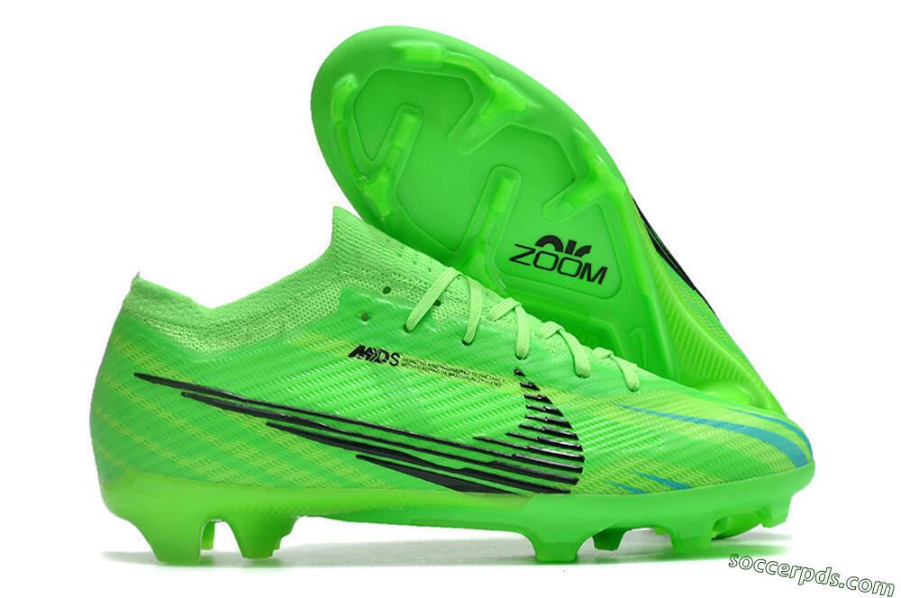 Nike Air Zoom Mercurial Vapor 15 Elite FG Low-Tops Football Boots - Green/Black 1
