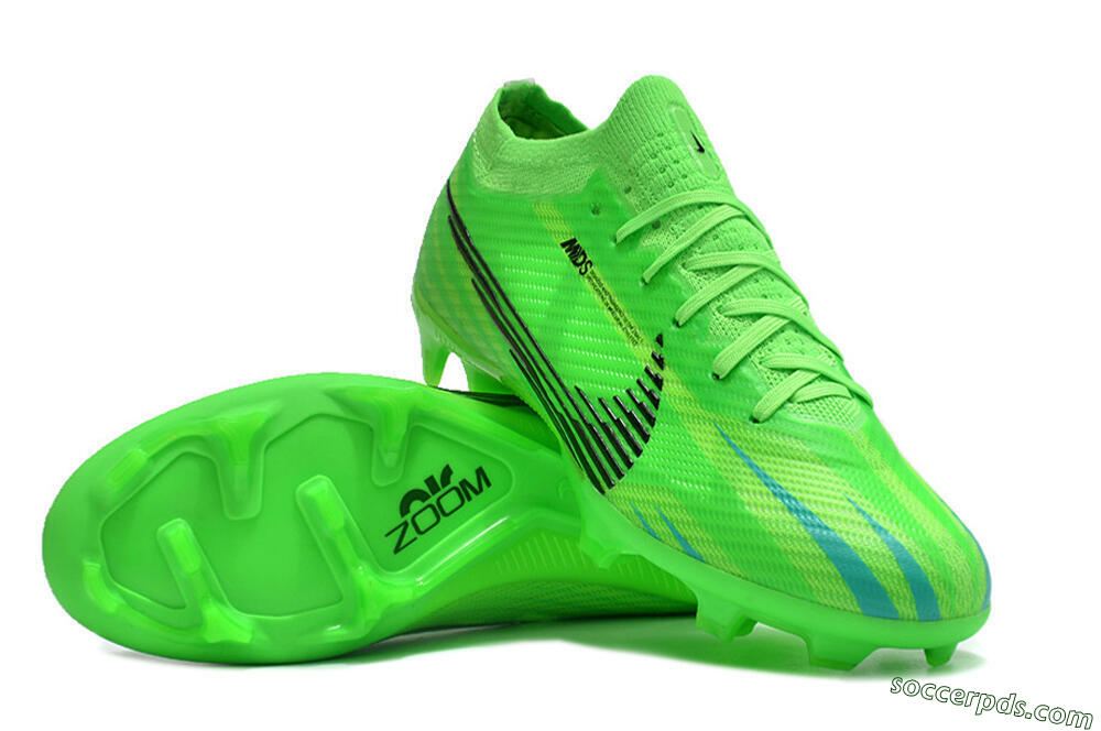 Nike Air Zoom Mercurial Vapor 15 Elite FG Low-Tops Football Boots - Green/Black 3