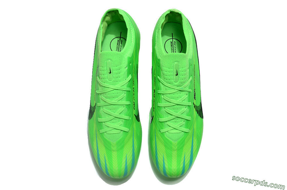Nike Air Zoom Mercurial Vapor 15 Elite FG Low-Tops Football Boots - Green/Black 4