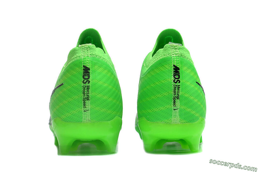 Nike Air Zoom Mercurial Vapor 15 Elite FG Low-Tops Football Boots - Green/Black 5