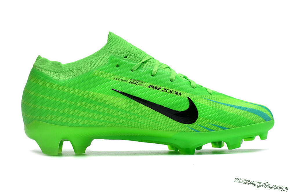 Nike Air Zoom Mercurial Vapor 15 Elite FG Low-Tops Football Boots - Green/Black 7