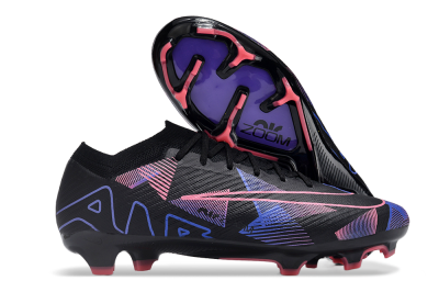 Nike Air Zoom Mercurial Vapor 15 Elite FG Low-Tops Football Boots - Black/Purple/Pink