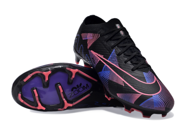 Nike Air Zoom Mercurial Vapor 15 Elite FG Low-Tops Football Boots - Black/Purple/Pink