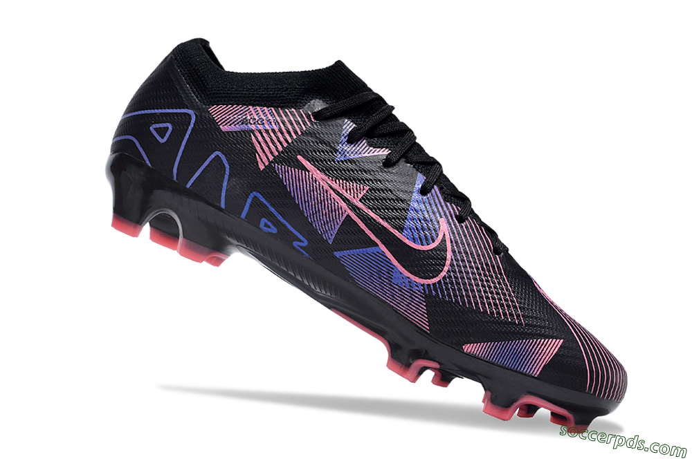 Nike Air Zoom Mercurial Vapor 15 Elite FG Low-Tops Football Boots - Black/Purple/Pink 4
