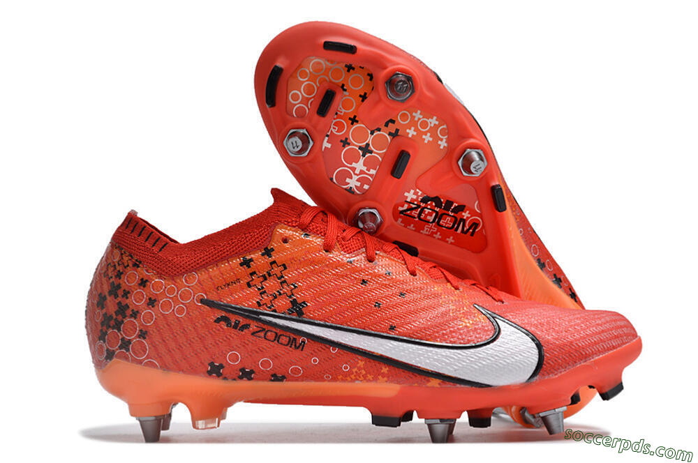 Nike Air Zoom Mercurial Vapor 15 SG Low-Tops Football Boots - Red/White/Black 1
