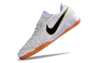 Nike Tiempo Legend 10 Pro IC Low-Tops Football Shoes - White/Gold/Black