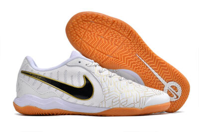 Nike Tiempo Legend 10 Pro IC Low-Tops Football Shoes - White/Gold/Black