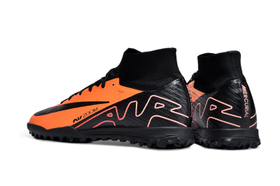 Nike Air Zoom Mercurial Superfly 9 Elite TF Low-Tops Football Shoes - Orange/Black
