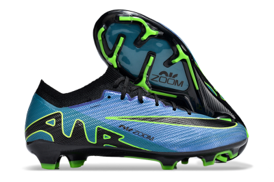 Nike Air Zoom Mercurial Vapor 15 Elite FG Low-Tops Football Boots - Blue/Black/Yellow