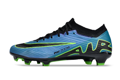 Nike Air Zoom Mercurial Vapor 15 Elite FG Low-Tops Football Boots - Blue/Black/Yellow