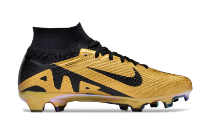 Nike Air Zoom Mercurial Superfly 9 Elite FG High-Tops Football Boots - Gold/Black