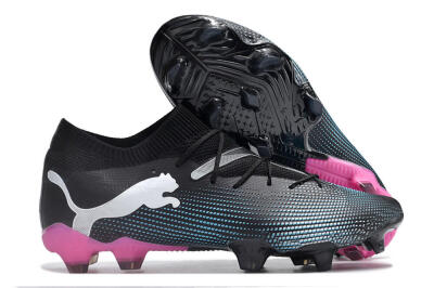 Puma Future Ultimate FG Low-Tops Football Boots - Black/Blue/White/Pink