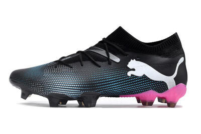 Puma Future Ultimate FG Low-Tops Football Boots - Black/Blue/White/Pink