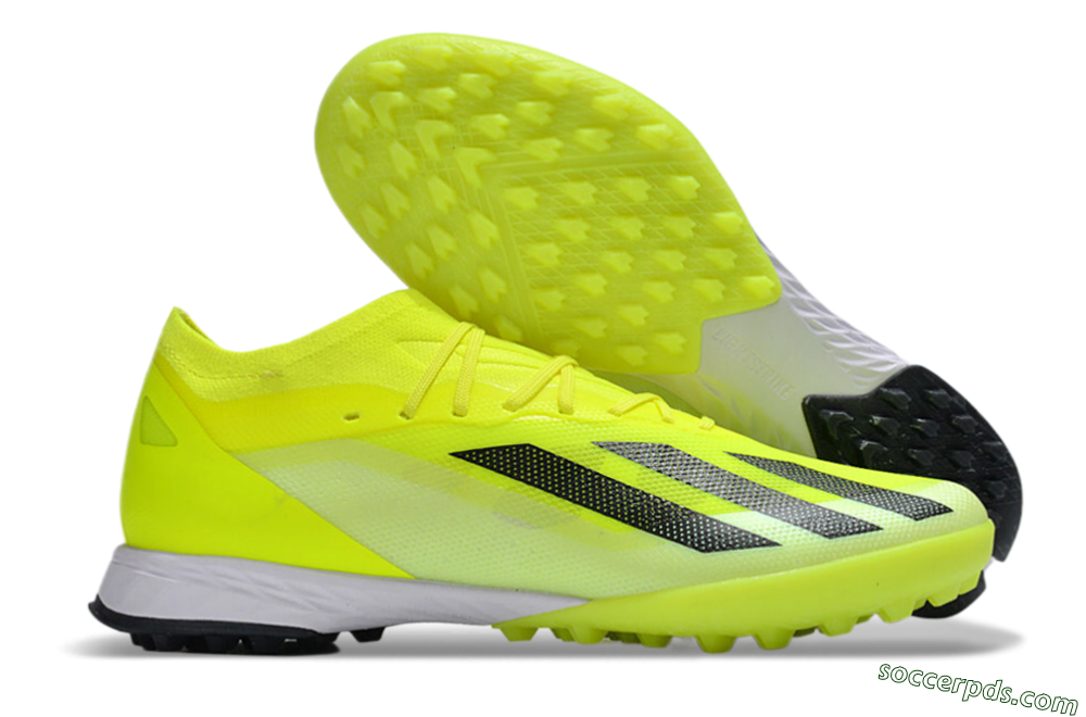 Adidas X 23 Crazyfast.1 TF Low-Tops Football Shoes - Yellow/Black/White 1