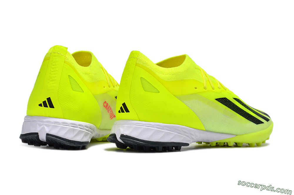 Adidas X 23 Crazyfast.1 TF Low-Tops Football Shoes - Yellow/Black/White 6