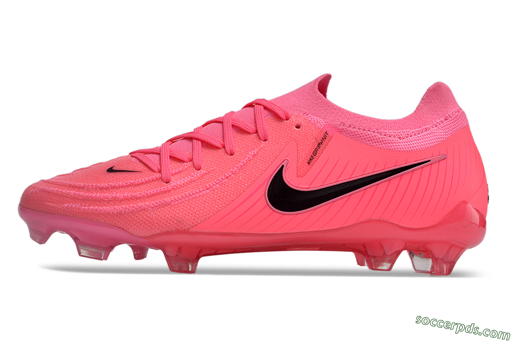 Nike Phantom Luna Elite NU FG Low-Tops Football Boots - Pink/Black 2