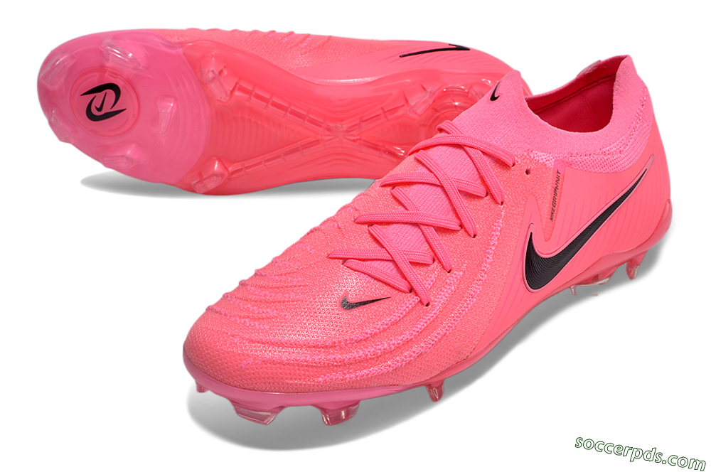 Nike Phantom Luna Elite NU FG Low-Tops Football Boots - Pink/Black 3