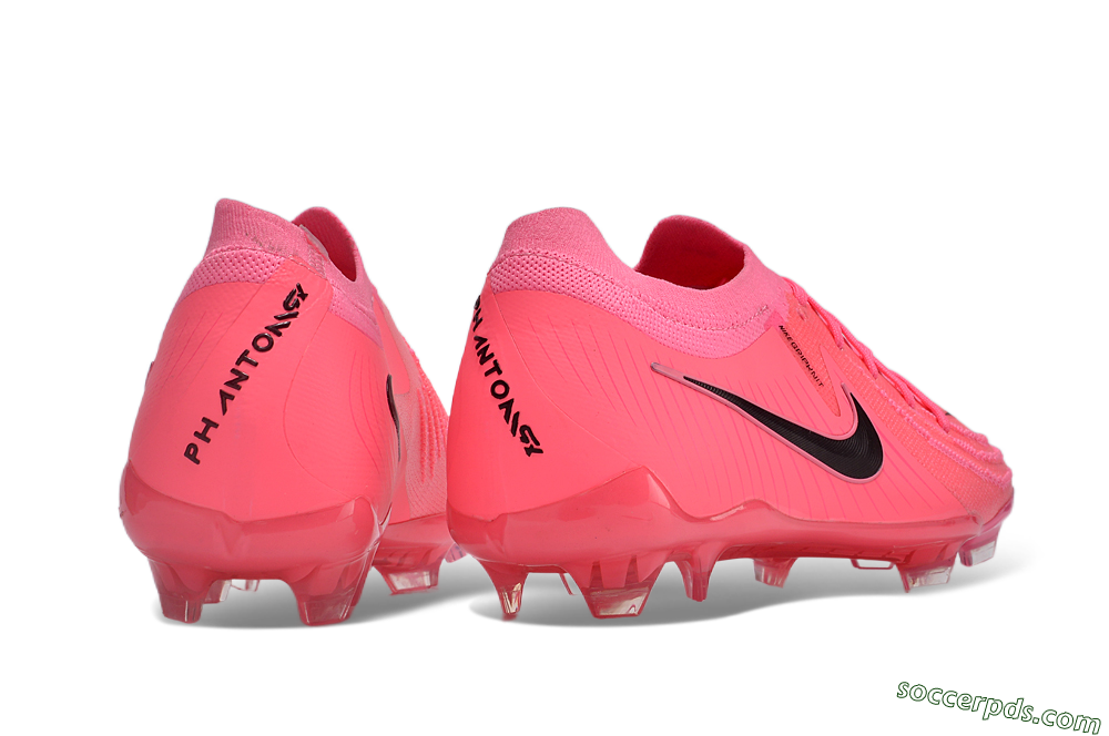 Nike Phantom Luna Elite NU FG Low-Tops Football Boots - Pink/Black 6
