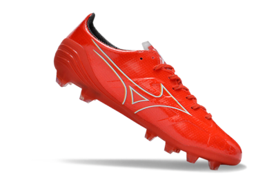 Mizuno Morelia Alpha Made in Japan FG Low-Tops Football Boots - Red/White/Blue/Yellow
