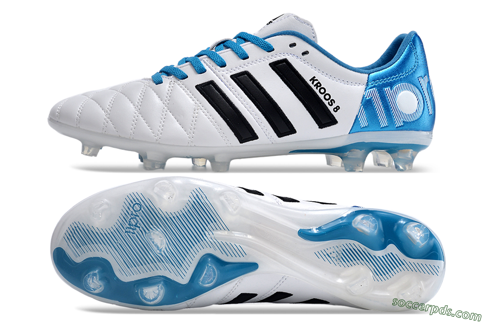 Adidas Adipure11 Pro X PD25 TRX FG Low-Tops Football Boots - White/Black/Blue 0