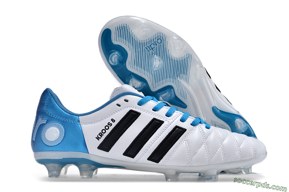 Adidas Adipure11 Pro X PD25 TRX FG Low-Tops Football Boots - White/Black/Blue 1