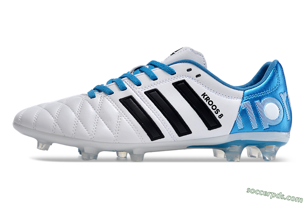 Adidas Adipure11 Pro X PD25 TRX FG Low-Tops Football Boots - White/Black/Blue 2