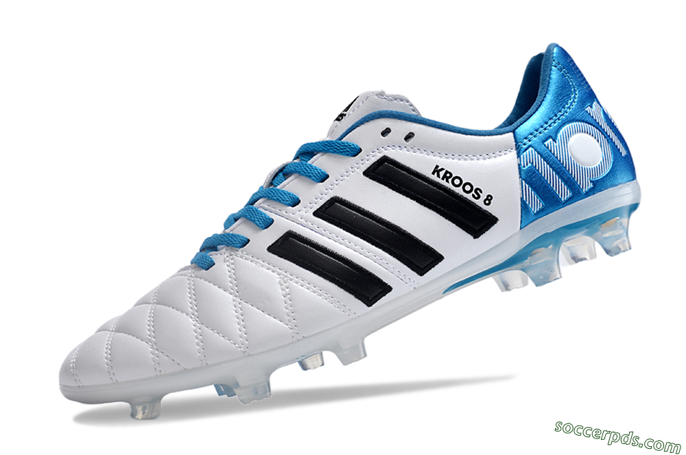 Adidas Adipure11 Pro X PD25 TRX FG Low-Tops Football Boots - White/Black/Blue 5