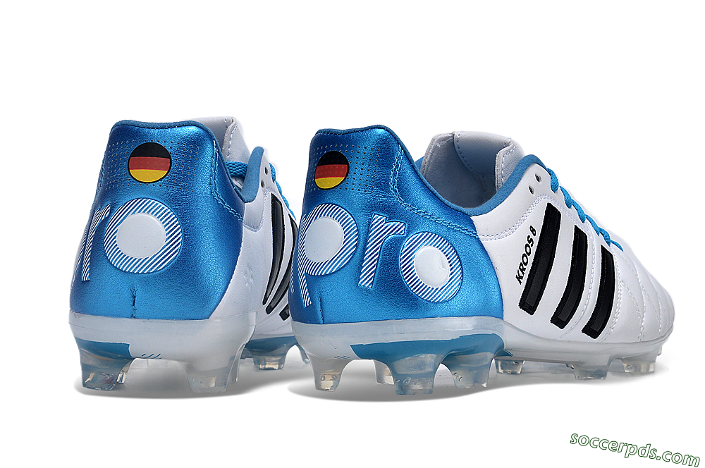 Adidas Adipure11 Pro X PD25 TRX FG Low-Tops Football Boots - White/Black/Blue 6