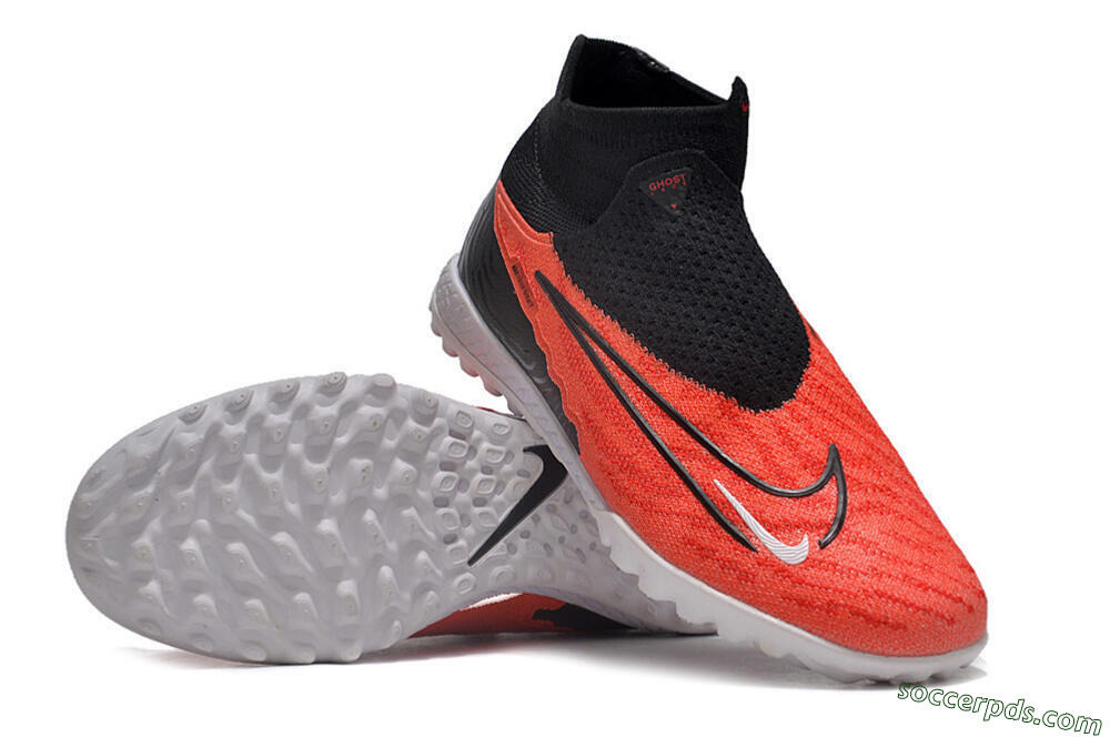 Nike Phantom GX DF Elite TF High-Tops Football Shoes - Red/Black/White 4