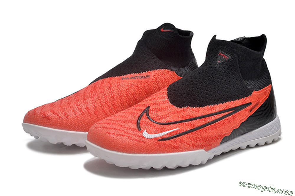 Nike Phantom GX DF Elite TF High-Tops Football Shoes - Red/Black/White 5