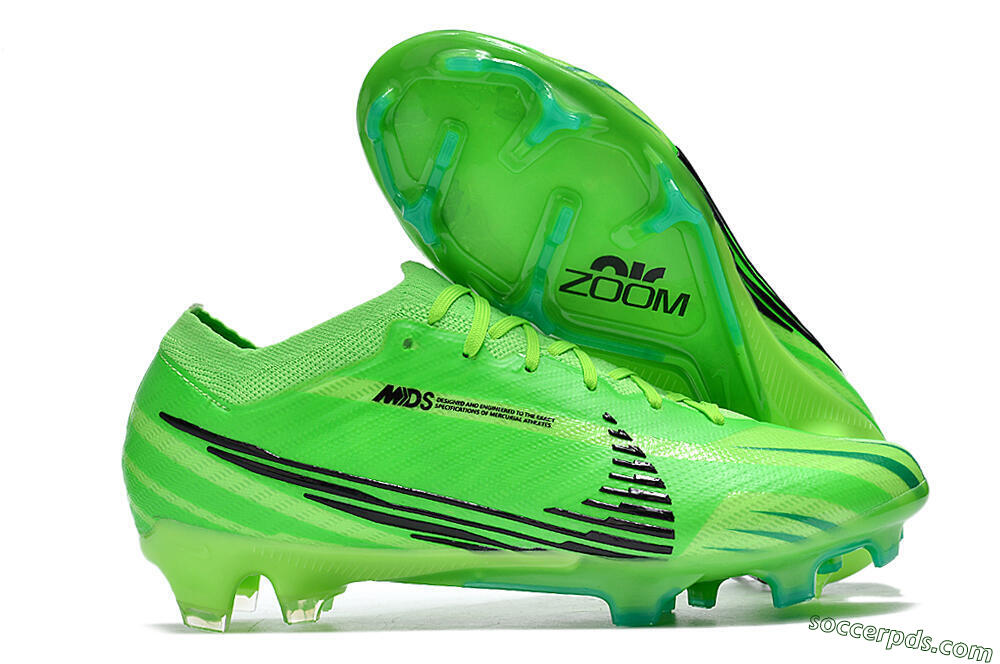 Nike Air Zoom Mercurial Vapor 15 Elite FG Low-Tops Football Boots - Green/Yellow/Black 1