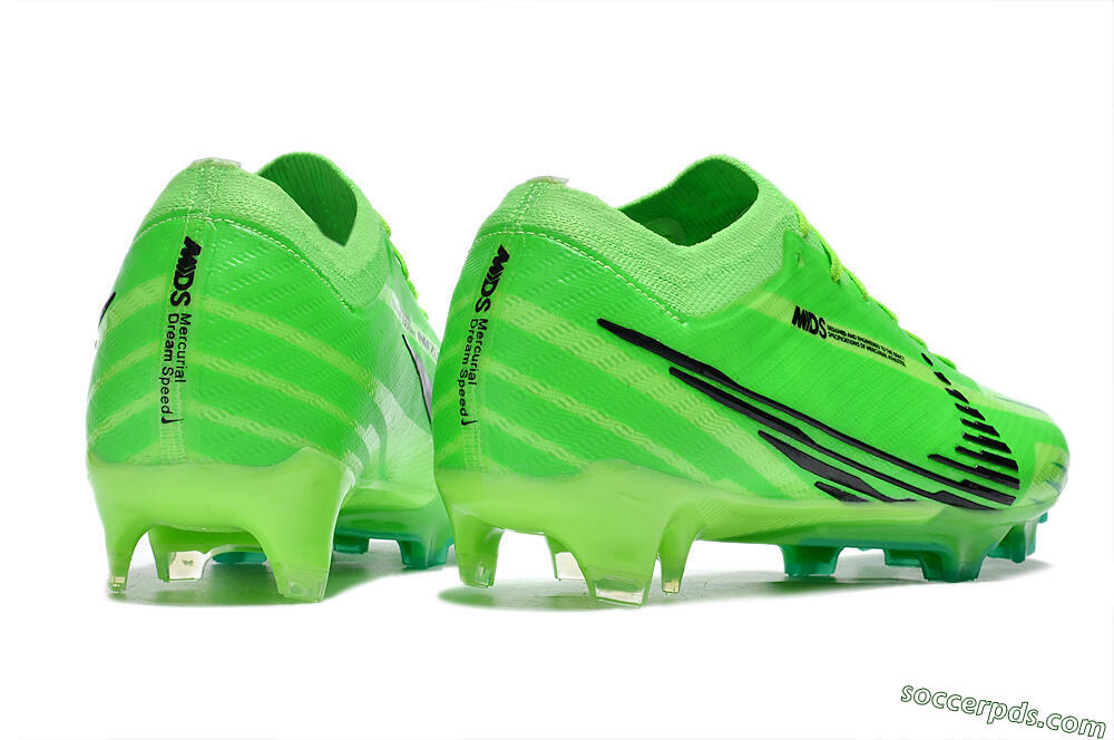 Nike Air Zoom Mercurial Vapor 15 Elite FG Low-Tops Football Boots - Green/Yellow/Black 6