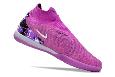 Nike Phantom GX Elite DF Link IC High-Tops Football Shoes - Purple/Black/White