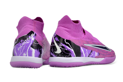 Nike Phantom GX Elite DF Link IC High-Tops Football Shoes - Purple/Black/White