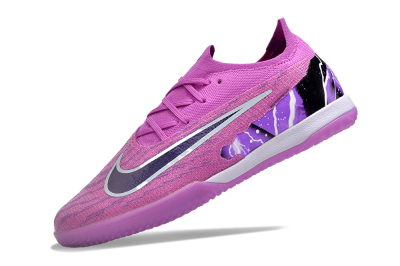 Nike Phantom GX Elite IC Low-Tops Football Shoes - Purple/Black/White