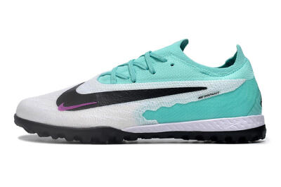 Nike Phantom GX Elite TF Low-Tops Football Shoes - White/Jade/Black/Purple