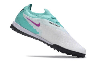 Nike Phantom GX Elite TF Low-Tops Football Shoes - White/Jade/Black/Purple