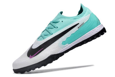 Nike Phantom GX Elite TF Low-Tops Football Shoes - White/Jade/Black/Purple