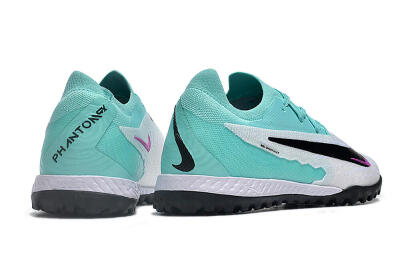 Nike Phantom GX Elite TF Low-Tops Football Shoes - White/Jade/Black/Purple