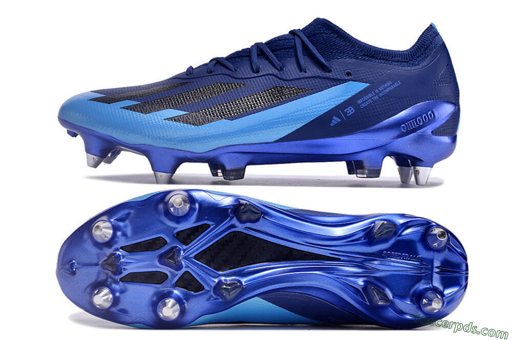 Adidas X Crazyfast.1 SG Low-Tops Football Boots - Blue/Jade/Black 0