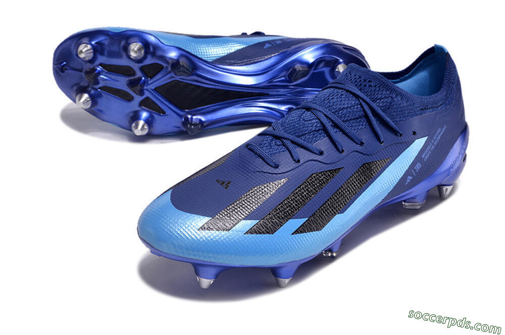 Adidas X Crazyfast.1 SG Low-Tops Football Boots - Blue/Jade/Black 3