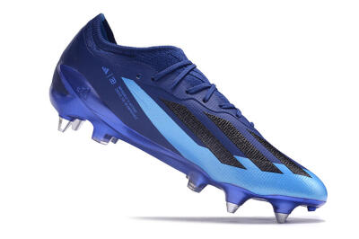 Adidas X Crazyfast.1 SG Low-Tops Football Boots - Blue/Jade/Black